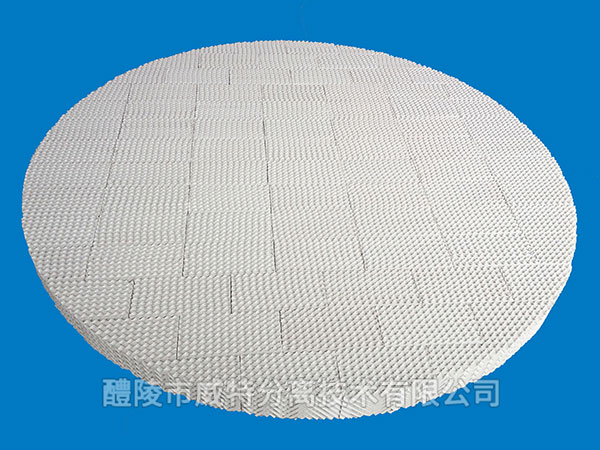 φ2800陶瓷波紋規(guī)整填料